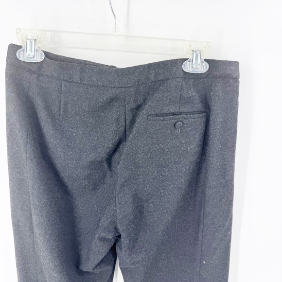 ✅ JIL SANDERS BLACK WOOL STRAIGHT LEG Black Trousers SIZE 34 - Picture 5 of 7